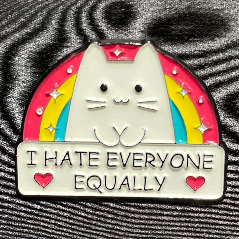 Honest Kitty Enamel Pin | She Doesn’t Want You to Feel Singled Out